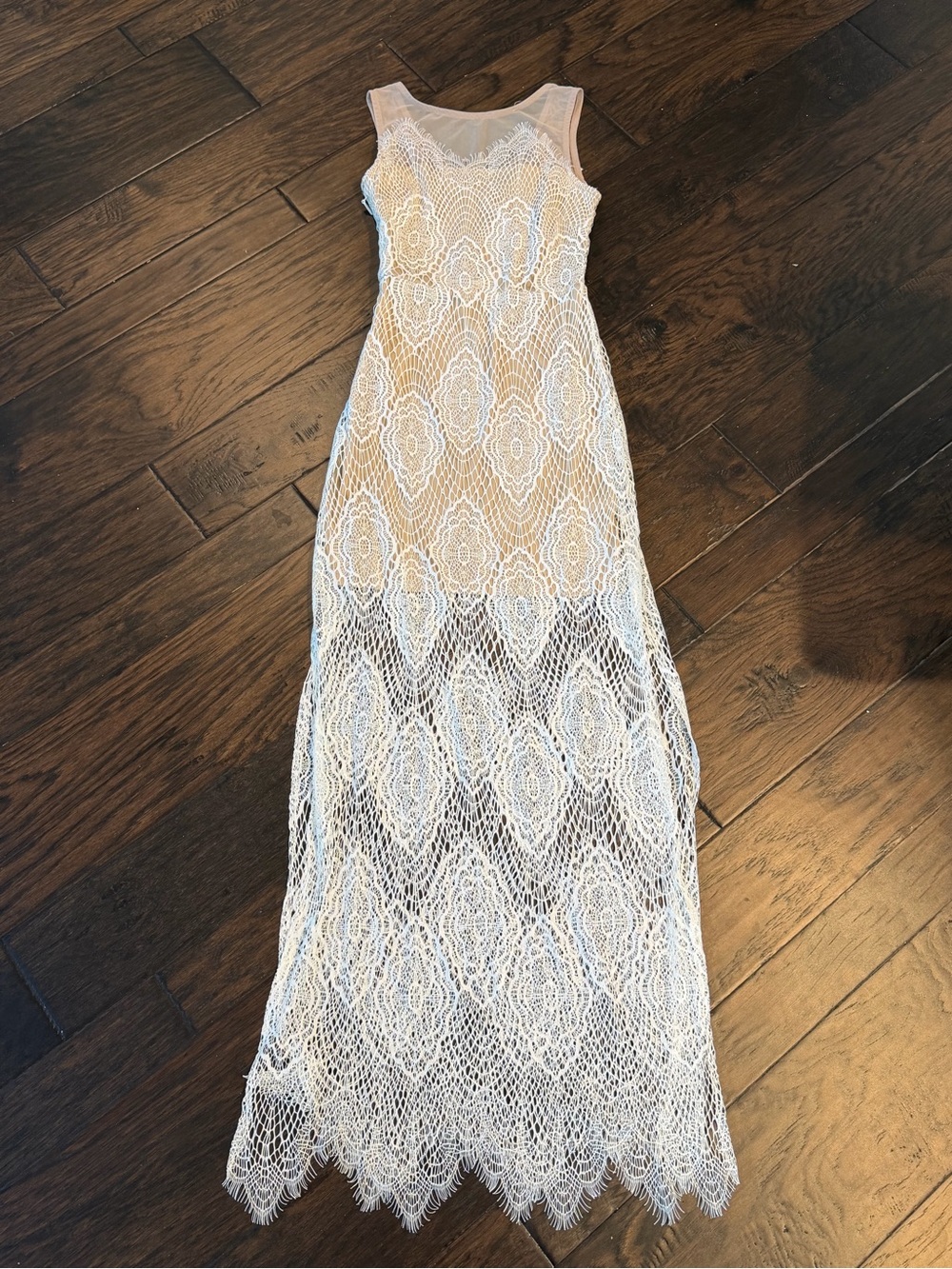 Charlotte Russe lace maxi dress